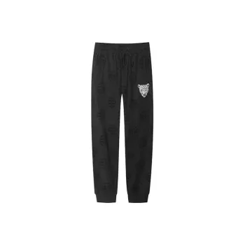 TCH Knitted Sweatpants Unisex Black With Silver Logo