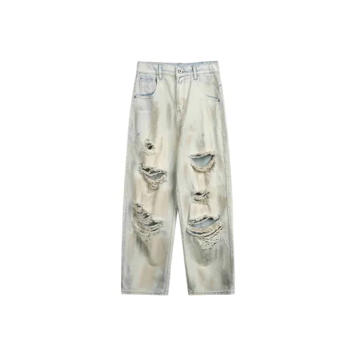 Dme Jeans Unisex Yellow Mud
