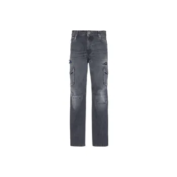 BALMAIN Distressed effect Cargo pockets Jeans