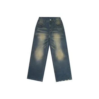 GMETRYART Jeans Unisex Denim Blue