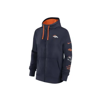 Nike Denver Broncos Club Men's Nike Nfl Full-Zip Hoodie