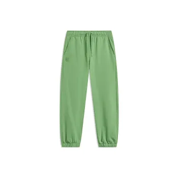 LiNing Sports Trend Series Knitted Sweatpants Men's Stone Moss Green