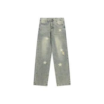 NOWSTIME Jeans Unisex Light Blue