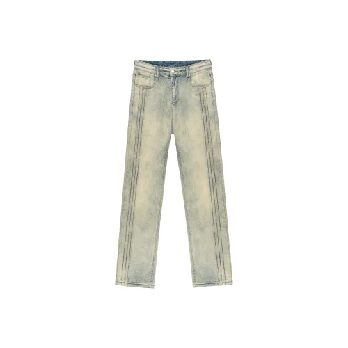 PILOTDRAGON Jeans Unisex Yellow Mud