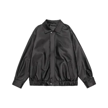 REFAMES Leather Jackets Unisex