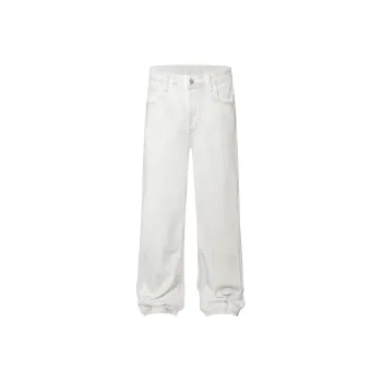 EMINU Jeans Unisex Do Dirty White