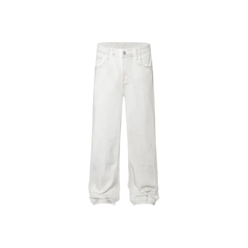 EMINU Jeans Unisex Do Dirty White-0