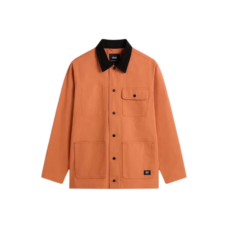 Vans Drill Chore Coat Jacket Men's Orange Red-0