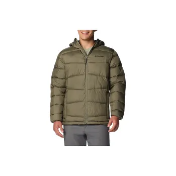 Columbia Mens Green Fivemile Butte II Hooded Jacket Jackets Coats Men's Stone Green