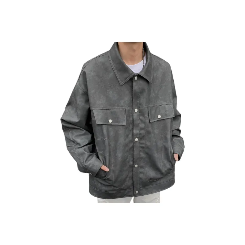 FOR FEAR THAT Leather Jacket Unisex-7