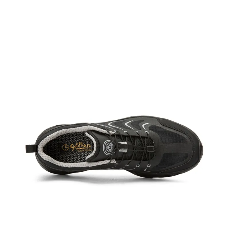 GOLDLION Cushioning Slip Resistant Support Outdoor Shoes Men's Black-2