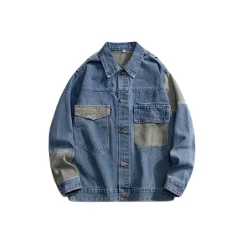 Yalu Jackets Coats Unisex Light Blue