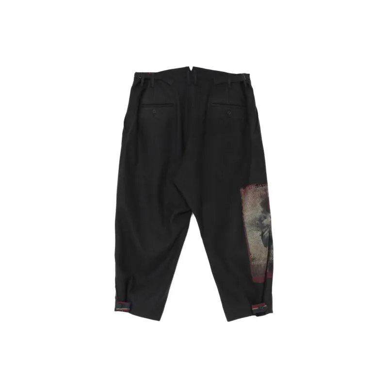 Yohji Yamamoto Pour Homme X Yohji Yamamoto Casual Pants Men Black-0