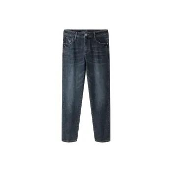 HLA Jeans Men Blue Gray Denim Gradient Dark 8E
