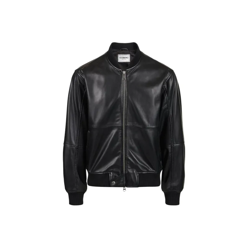 Iceberg Leather Jacket-0