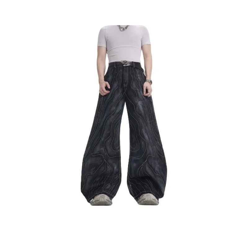 START EXCEED END Jeans Unisex Black Pants-0