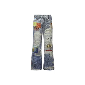 ROCAWEAR Jeans Unisex Washed Denim Blue
