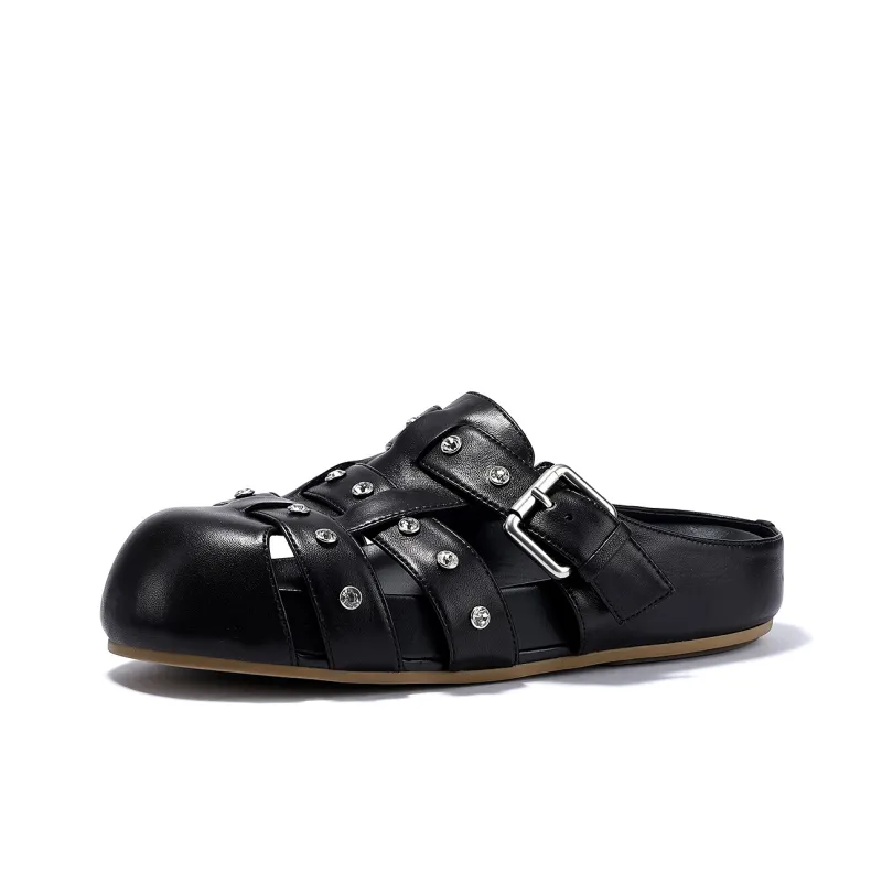 BELLALILY Closed Toe Slippers Women's-6