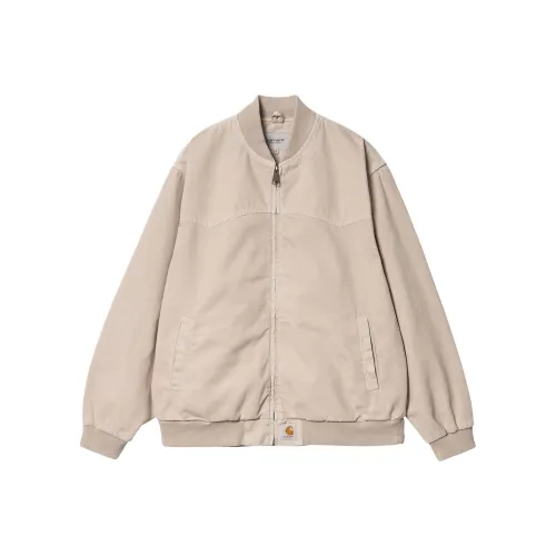Carhartt WIP SS24 OG Santa Fe Bomber Jackets Coats Men's Ecru