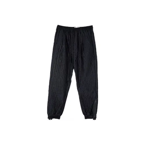 SONG FOR THE MUTE Knitted Sweatpants Men Black