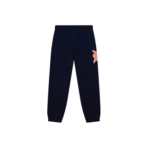 Mitchell Ness Knitted Sweatpants Men Marine Blue