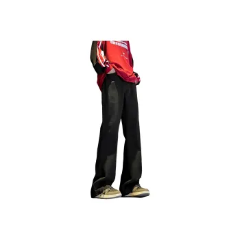 TOUHAOQINGNIAN Jeans Unisex Absolute Black