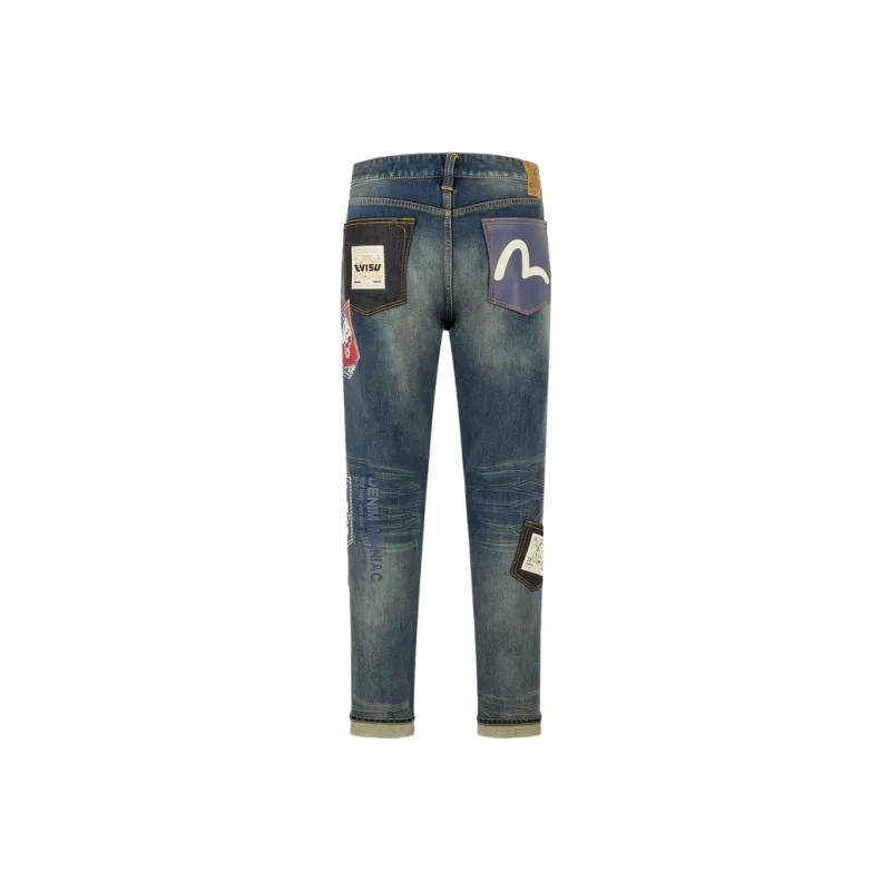EVISU Jeans Men Denim Blue-0