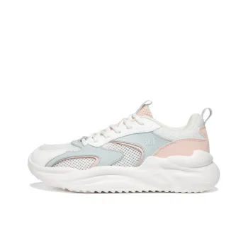 361° Cushioning, Breathable, Lightweight Low Top Casual Running Shoes Women's Feather White Mint Gray Green