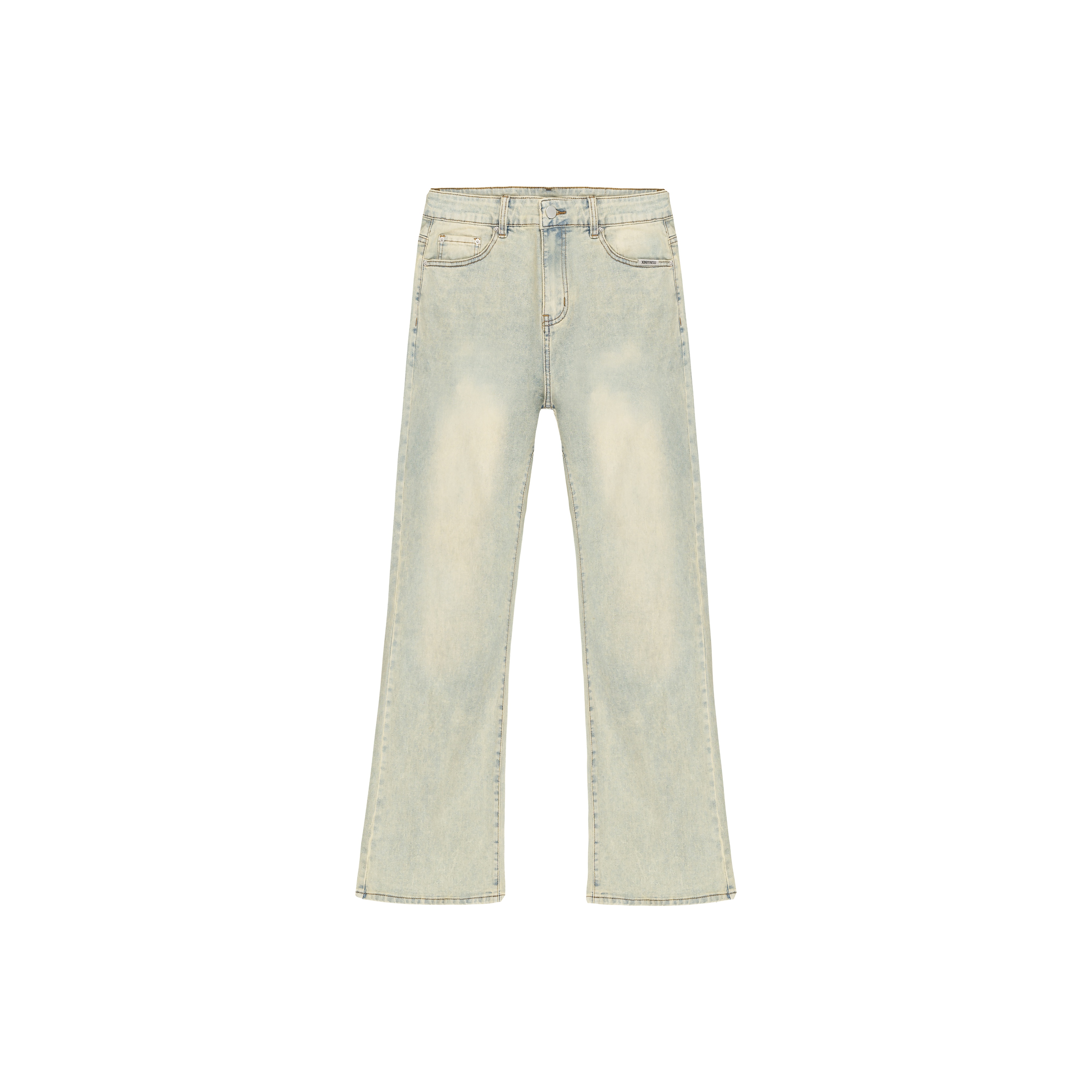 初売り 福袋 XINYINSU Jeans Unisex Yellow Mud S - POIZON トップス