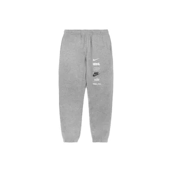 Nike Knitted Sweatpants Men Light Gray