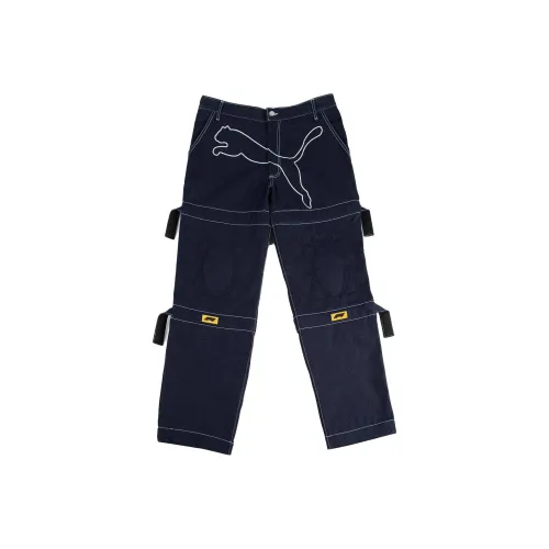 For Formula X PUMA ASAP Rocky Co brand Jeans Unisex Dark Blue
