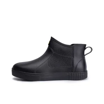 LONGYING Rain Boots Men