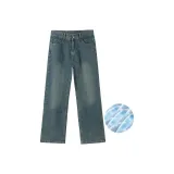 Medium Blue (Loose Fit Straight Fit Ice Silk)