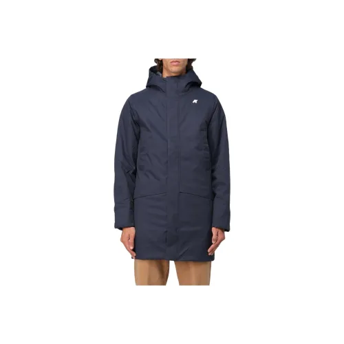 K WAY Jackets & Coats Men's Dark Blue