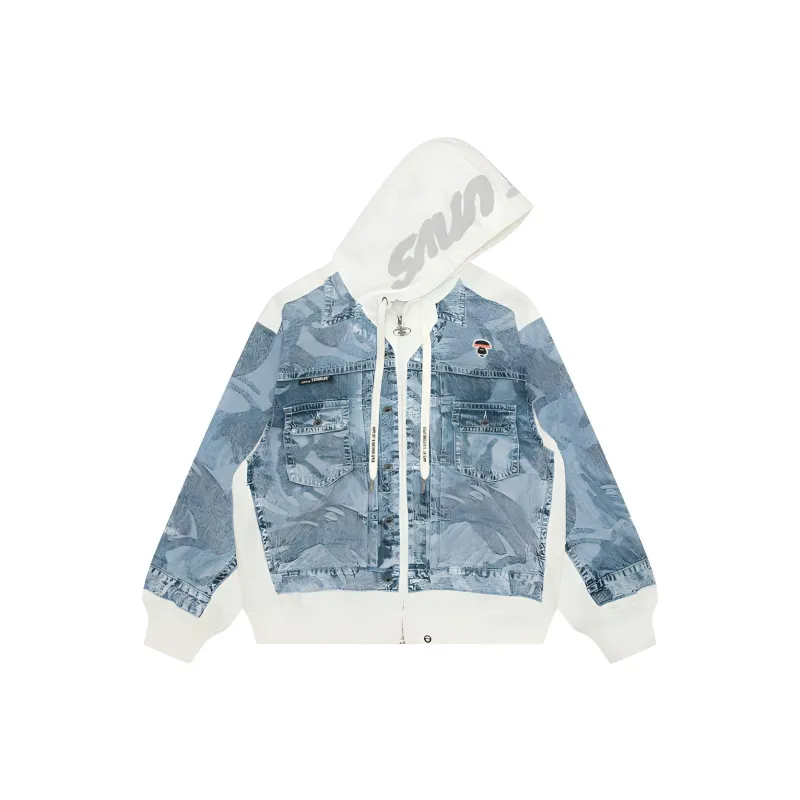 Aape By *A Bathing APE® Cotton Zip up Hoodie-0