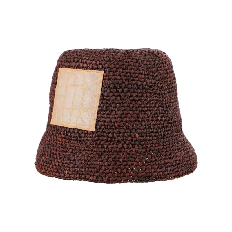 Jacquemus Raffia Bucket Hats Women's Brown-0