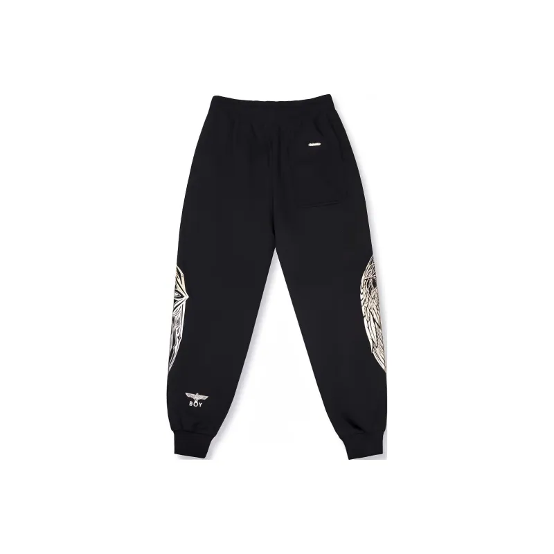 Boy London Knitted Sweatpants Unisex Black-0