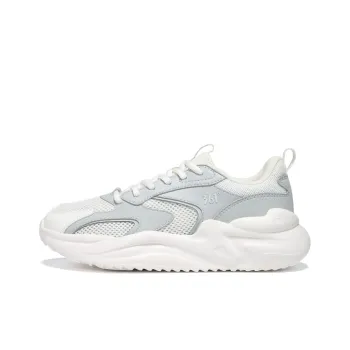 361° Abrasion Resistant, Breathable, Lightweight Low Top Casual Running Shoes Women's Feather White Photon Gray