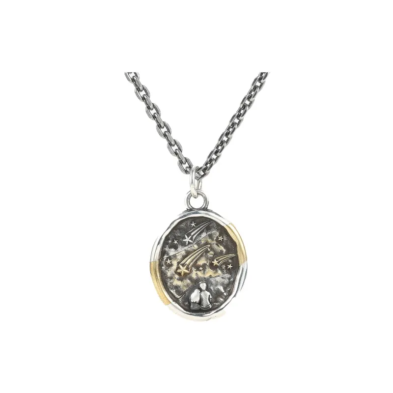 Ruibeila 925 Sterling Silver Necklaces Unisex-0