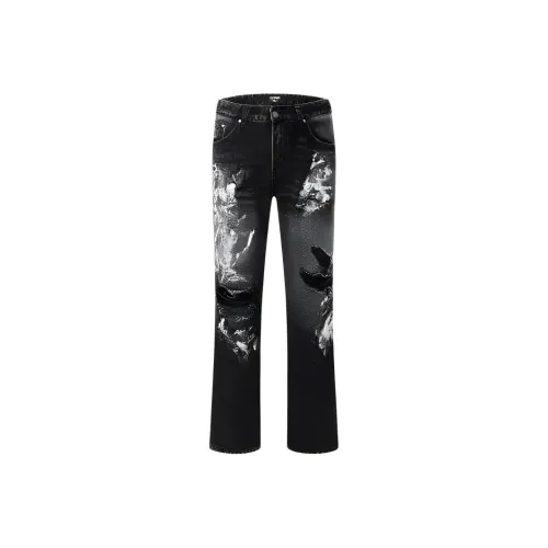 SOCKKEY Jeans Unisex Black