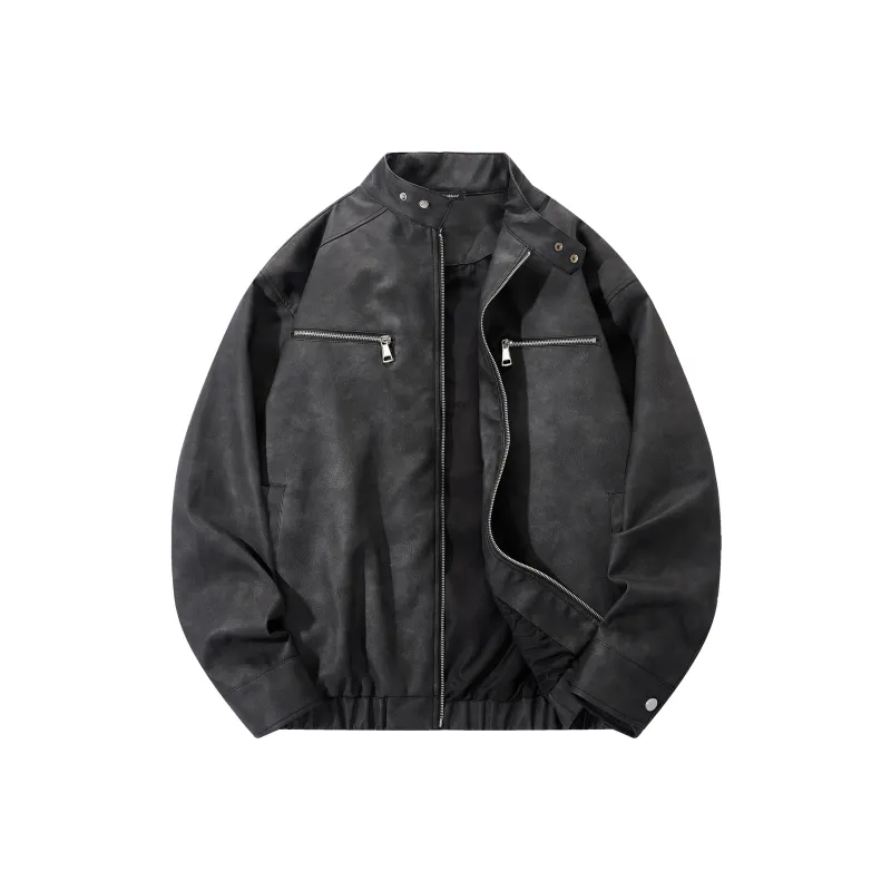 Menblero Leather Jackets Coats Unisex-2
