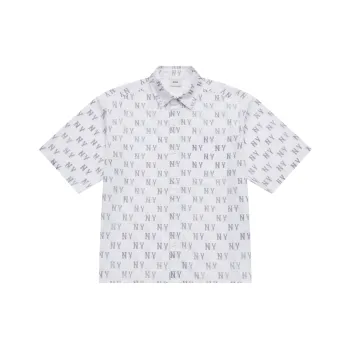 MLB MONOGRAM Collection New York Yankees SS25 Shirt Unisex Gray