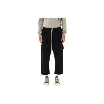 Rick Owens DRKSHDW Creatch Cargo Cropped Drawstring Pants