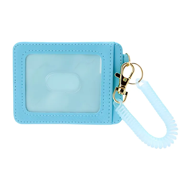 Sanrio PU Patch PVC Card Holder Women's Light Blue-2
