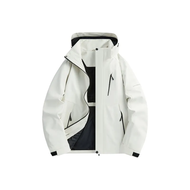 Mulinsen Jackets Coats Unisex Ivory White-Fruit Green-6