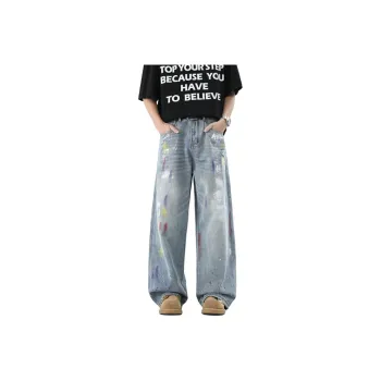 ADOONGA Jeans Unisex Light Blue
