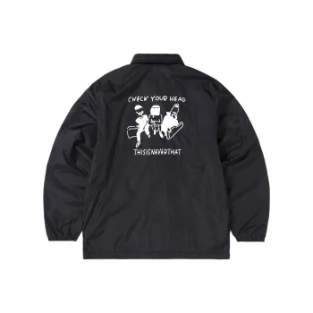Thisisneverthat Long Field Collaboration Jackets Unisex Dark Marine Blue