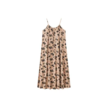 FENTENGCARE Nightgown Women's Khaki