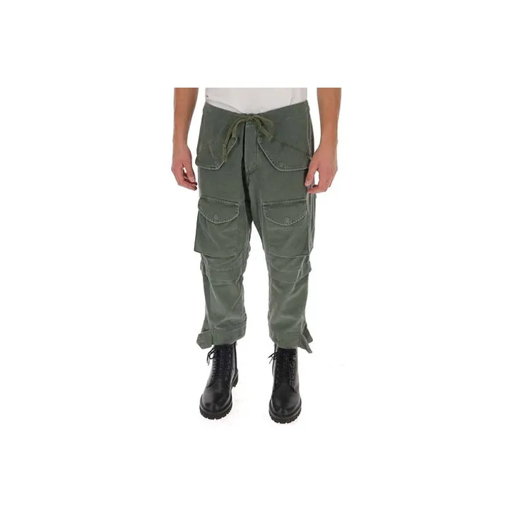 GREG LAUREN Casual Pants Men Green-0