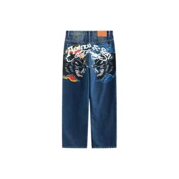 Ed Hardy x DADAOZHIZI,LIANMINGKUAN Jeans Men's Indigo